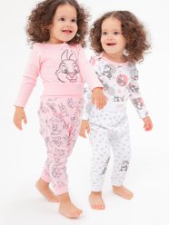 Ползунки, 2 шт. в комплекте для девочки PlayToday Baby 12349075