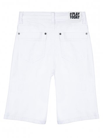 Белые шорты джинсовые для мальчика PlayToday Tween 12411047, вид 2
