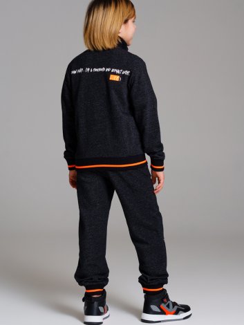 Черные брюки для мальчика PlayToday Tween 12411074, вид 3