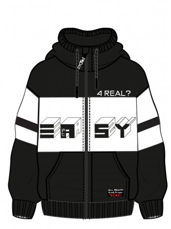 Черная толстовка для мальчика PlayToday Tween 12411135, вид 8