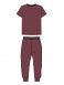 Вишневый комплект: футболка, брюки для мальчика PlayToday Tween 12411180, вид 7 превью
