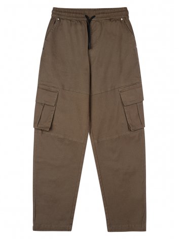 Темно-зеленые брюки для мальчика PlayToday Tween 12411401, вид 6