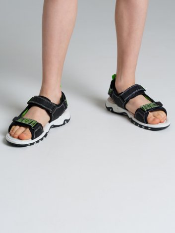 Черные сандалии для мальчика PlayToday Tween 12411522, вид 2