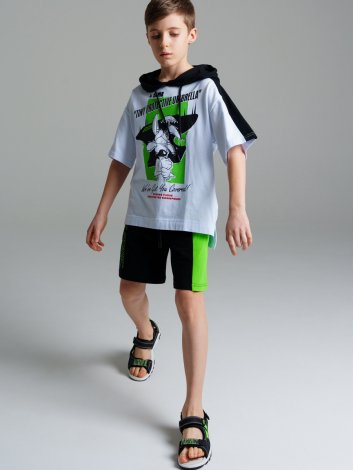 Черные сандалии для мальчика PlayToday Tween 12411522, вид 3