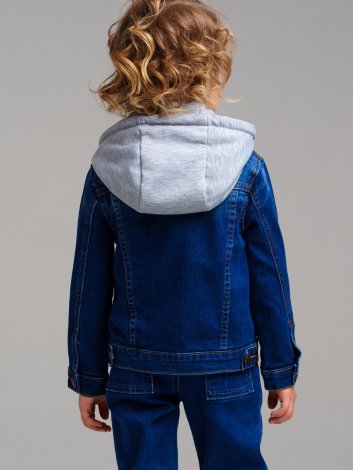 Синяя куртка джинсовая для мальчика PlayToday 12412070, вид 5