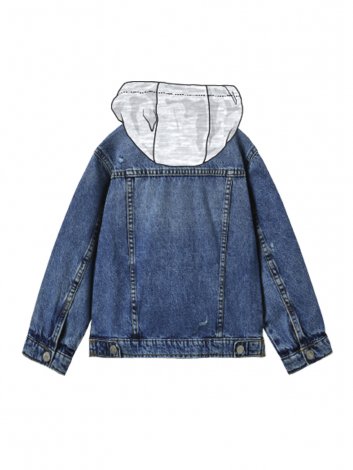Синяя куртка джинсовая для мальчика PlayToday 12412070, вид 10