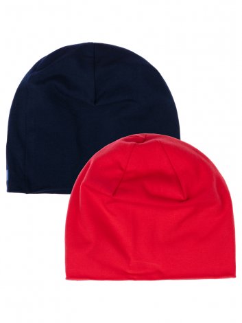 Темно-синяя шапка, 2 шт. в комплекте для мальчика PlayToday 12412168, вид 2
