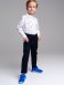 Белый комплект: брюки, кардиган, сорочка для мальчика PlayToday 12412253, вид 3 превью