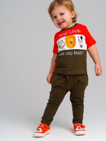 Оранжевые кеды для мальчика PlayToday Baby 12419235, вид 3