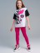 Малиновые легинсы для девочки PlayToday Tween 12421035, вид 1 превью