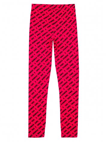 Малиновые легинсы для девочки PlayToday Tween 12421035, вид 4
