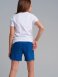 Синие шорты для девочки PlayToday Tween 12421039, вид 2 превью