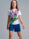 Синие шорты для девочки PlayToday Tween 12421039, вид 3 превью