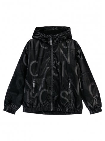 Черная ветровка с полиуретановым покрытием для девочки PlayToday Tween 12421063, вид 7