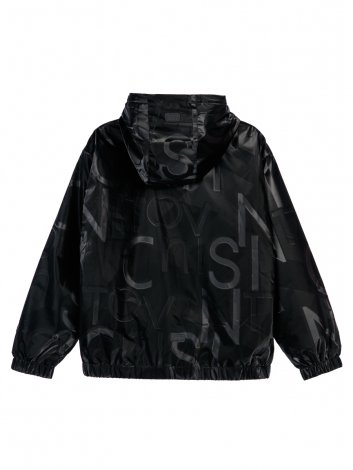 Черная ветровка с полиуретановым покрытием для девочки PlayToday Tween 12421063, вид 8