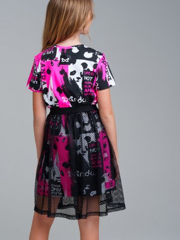 Разноцветный комплект: платье, юбка для девочки PlayToday Tween 12421424, вид 5