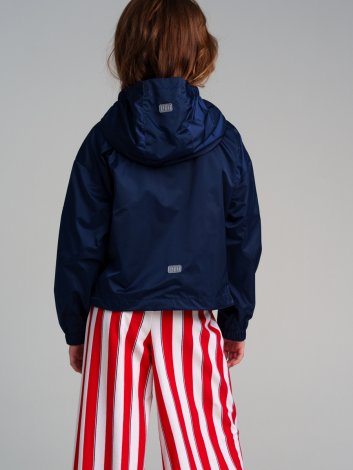 Черная ветровка с полиуретановым покрытием для девочки PlayToday Tween 12421547, вид 8