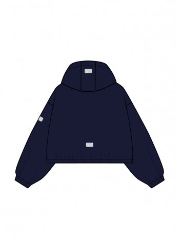 Черная ветровка с полиуретановым покрытием для девочки PlayToday Tween 12421547, вид 13