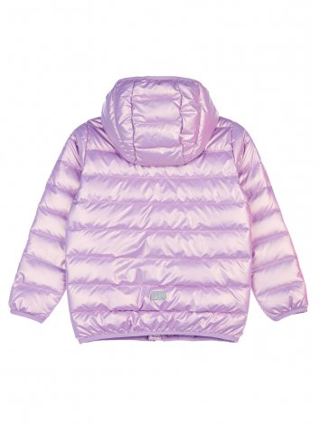 Светло-сиреневая куртка с полиуретановым покрытием для девочки PlayToday 12422015, вид 11