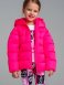 Розовая куртка с полиуретановым покрытием для девочки PlayToday 12422018, вид 3 превью