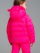 Розовая куртка с полиуретановым покрытием для девочки PlayToday 12422018, вид 6 превью