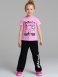 Черные брюки для девочки PlayToday 12422178, вид 1 превью