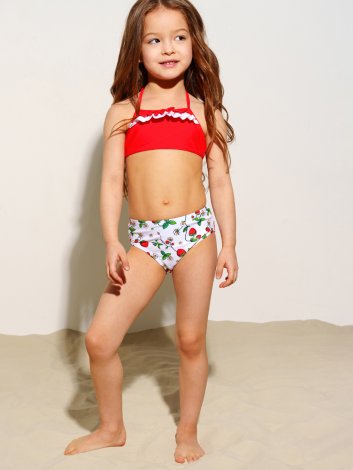 Белые плавки для девочки PlayToday 12422253, вид 2