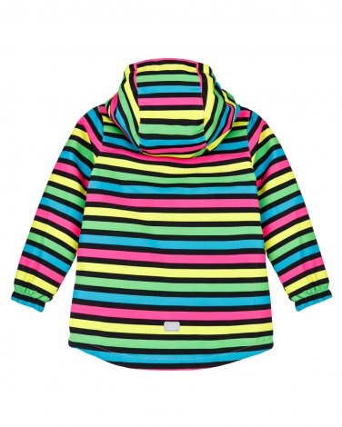 Разноцветная ветровка с полиуретановым покрытием для девочки PlayToday 12422315, вид 8