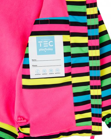 Разноцветная ветровка с полиуретановым покрытием для девочки PlayToday 12422315, вид 10