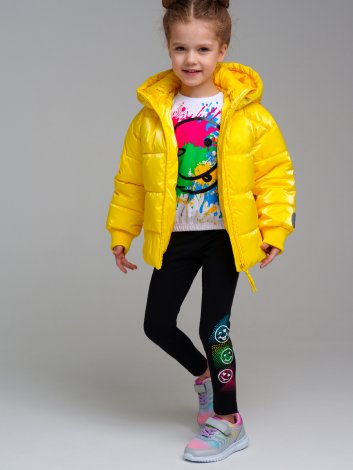 Черные легинсы для девочки PlayToday 12422320, вид 4