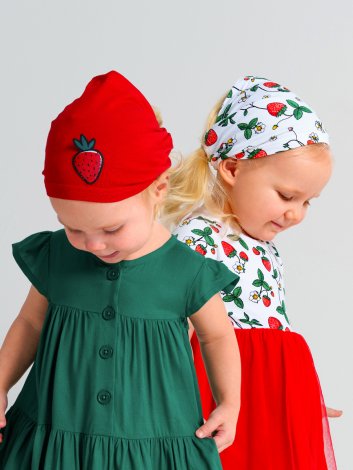 Белая косынка, 2 шт. в комплекте для девочки PlayToday Baby 12429072, вид 1