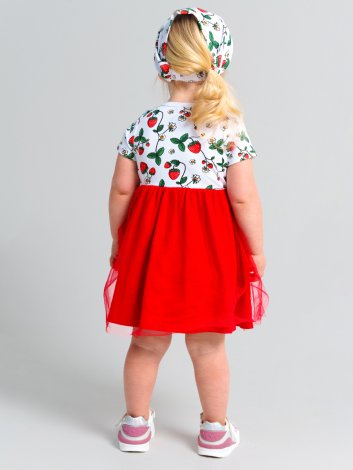 Белая косынка, 2 шт. в комплекте для девочки PlayToday Baby 12429072, вид 6