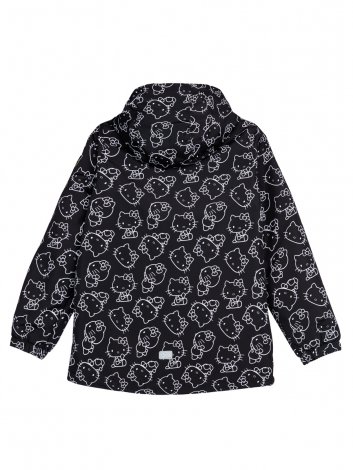 Черная ветровка с полиуретановым покрытием для девочки PlayToday Tween 12441164, вид 9
