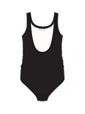 Черная ветровка с полиуретановым покрытием для девочки PlayToday Tween 12441164, вид 12