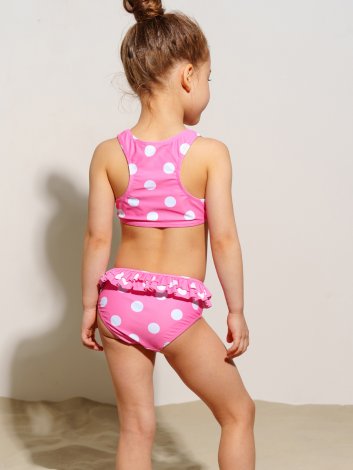 Розовый купальный костюм для девочки PlayToday 12442188, вид 3