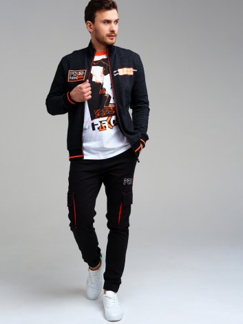 Серая толстовка для мужчин для мальчика PlayToday Tween 12456054, вид 4