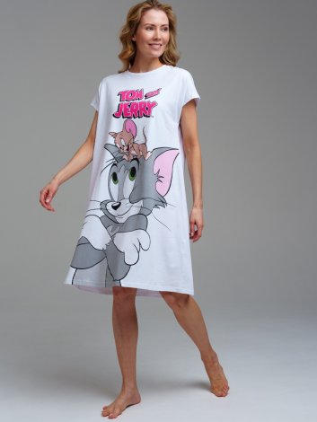 Белая сорочка ночная для женщин для девочки PlayToday Tween 12486024, вид 1