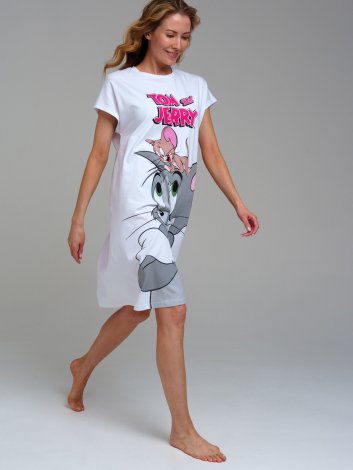 Белая сорочка ночная для женщин для девочки PlayToday Tween 12486024, вид 3