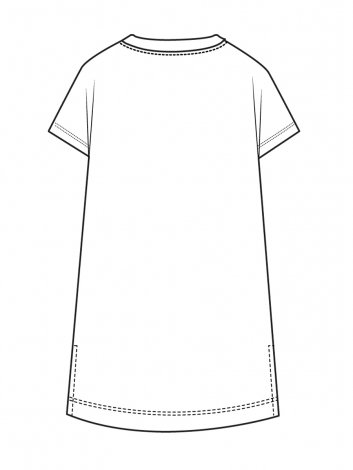 Белая сорочка ночная для женщин для девочки PlayToday Tween 12486024, вид 8