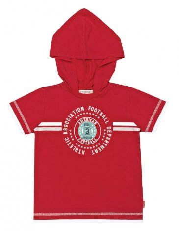 Красная футболка для мальчика PlayToday 131017, вид 1