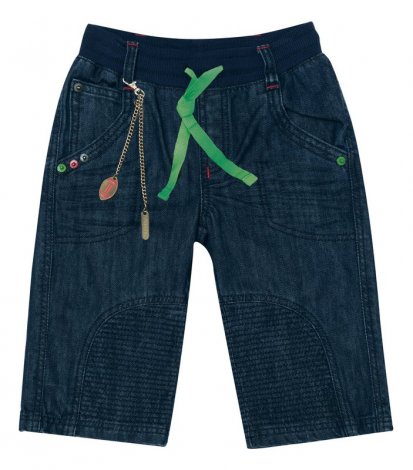 Темно-синие бриджи джинсовые для мальчика PlayToday 131022, вид 1