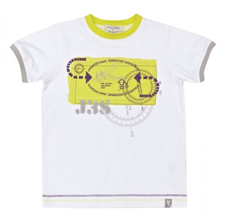 Белая футболка для мальчика PlayToday 131046, вид 1