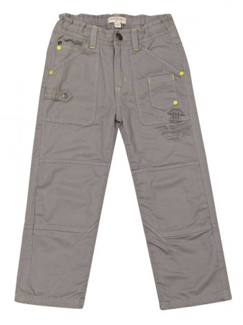 Серые брюки на трикотажной подкладке для мальчика PlayToday 131050, вид 1