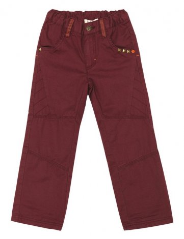 Бордовые брюки для мальчика PlayToday 131061, вид 1