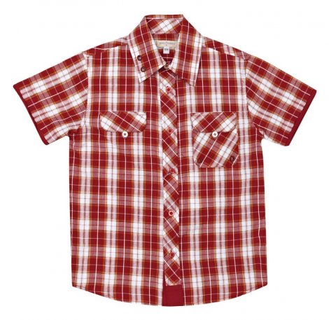 Красная сорочка для мальчика PlayToday 131069, вид 1