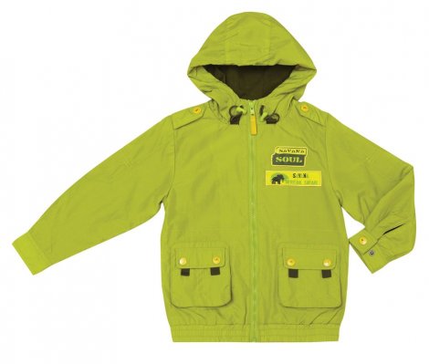 Салатовая куртка для мальчика PlayToday 131091, вид 1