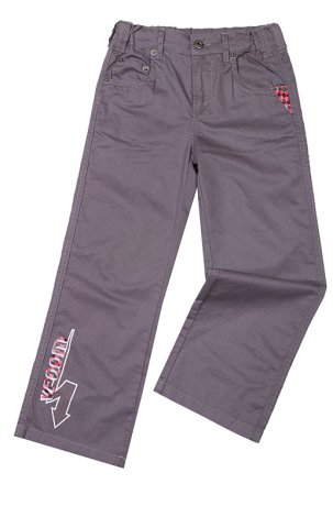 Серые брюки текстильные для мальчиков для мальчика PlayToday 131117, вид 1