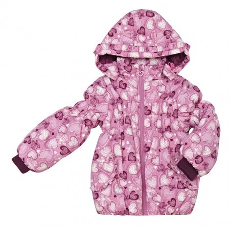 Розовая куртка для девочки PlayToday 132001, вид 1