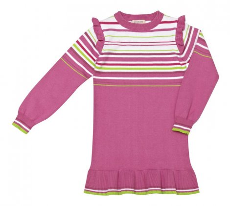 Розовое платье для девочки PlayToday 132009, вид 1