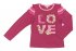Ярко-розовая футболка с длинными рукавами для девочки PlayToday 132018, вид 1 превью